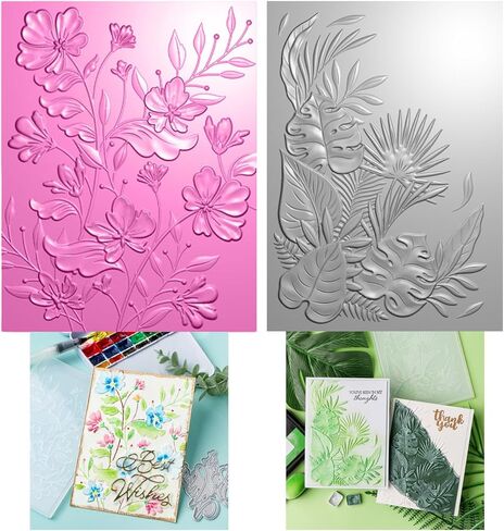 BAOFALI 3D Embossing Folder for Card Making,Trunk and Branches of a Tree Clear Plastic Texture Fades Embossing Folder Template for Scrapbooking and Other Paper Craft Album Stamps DIY Decoration in Saudi Arabia