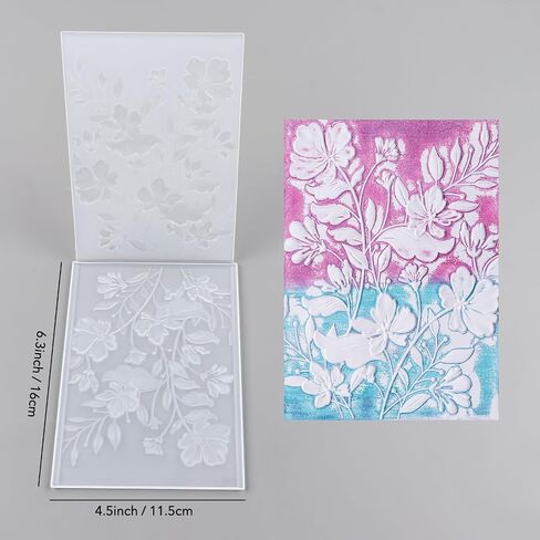 BAOFALI 3D Embossing Folder for Card Making,Trunk and Branches of a Tree Clear Plastic Texture Fades Embossing Folder Template for Scrapbooking and Other Paper Craft Album Stamps DIY Decoration in Saudi Arabia