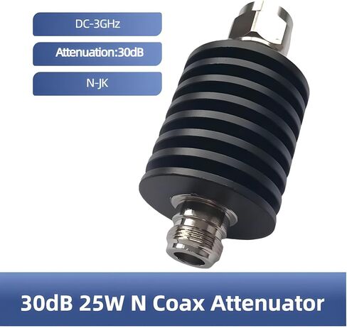مخفف BECEN ثنائي الاتجاه 20DB 25W N، مخفف 25 وات 50 أوم DC إلى 3 جيجا هرتز، مخفف ثابت (20 ديسيبل) in Kuwait