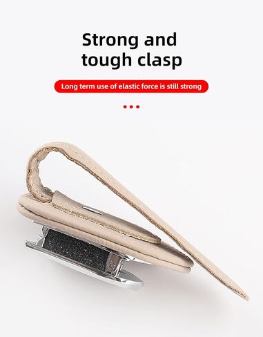 Sunglasses Holders for Car Visor, for BMW Car Accessories Sunglasses Holder, 2Pcs Leather Glasses Car Holder (2 Pack Black) in Kuwait