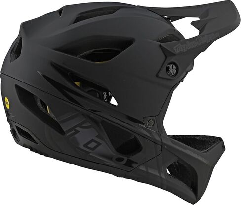 Troy Lee Designs Stage MIPS Stealth Full-Face Mountain Bike Helmet. Max Ventilation Lightweight EPP EPS Racing Downhill DH BMX MTB - Adult Men Women Unisex (Midnight, MD/LG) in Kuwait