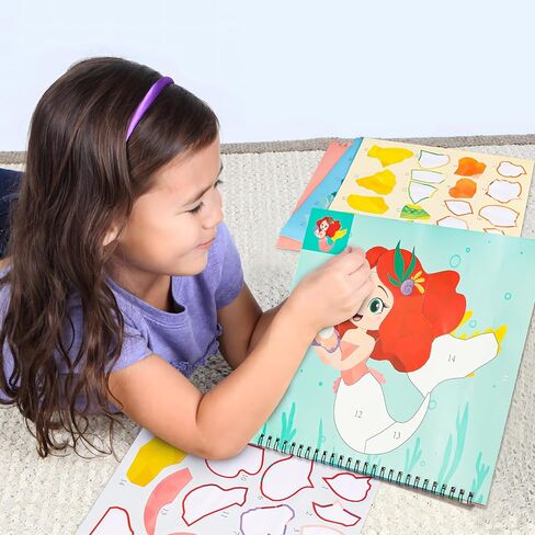 90shine 2PCS Sticker Books for Kids Ages 4-8 Multicolored Magic Themed Designs Party Gift Create 22 Pictures in Kuwait