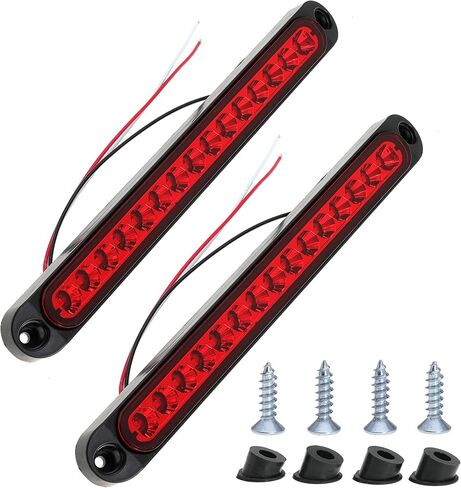 15 Inch 11 LED Trailer Light Bar 12V LED Tail Lights for Park Stop Brake Turn Signal Trailer Car Truck Boat Motorcycle 2PCS in Kuwait