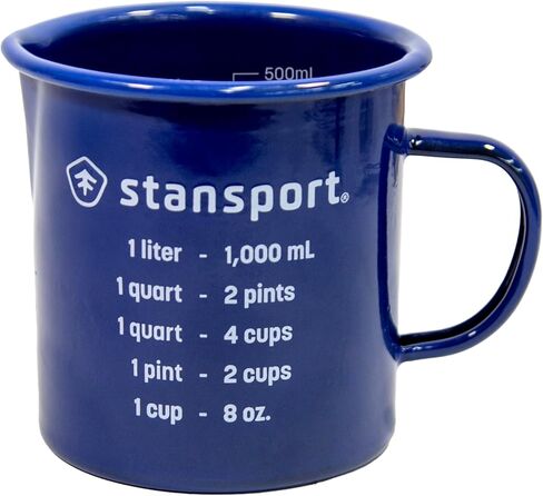 Stansport Black Granite Steel Mug (274-20) in Saudi Arabia