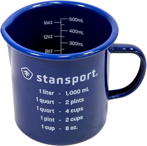 Stansport Black Granite Steel Mug (274-20) in Saudi Arabia