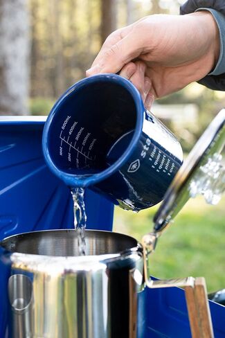 Stansport Black Granite Steel Mug (274-20) in Saudi Arabia