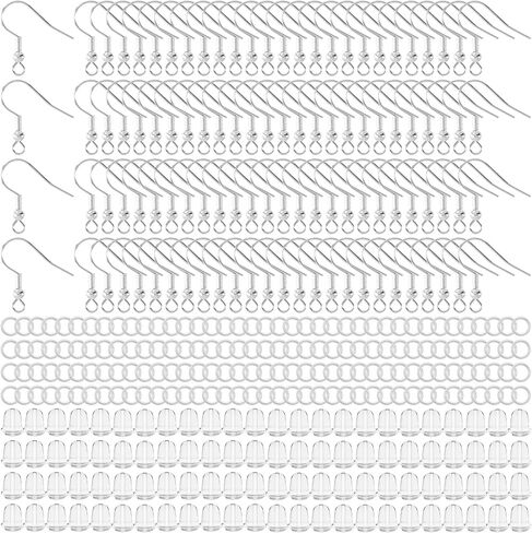 OIIKI 40 PCS Hoop Earring Findings, 2 Sizes Gold Plated Earring Beading Hoops, Open Hoops, Earring Rings, Round Earring Beading Accessories for DIY Jewelry Making - 25 mm, 30 mm in Saudi Arabia