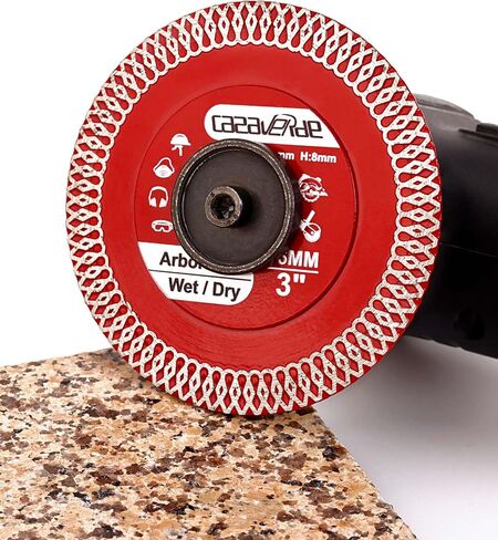 4 in Super Thin Diamond Porcelain Saw Blades,Ceramic Cutting Disc Wheels | Fast,Clean Cuts with Great Life & Speed,for Granite Marble Ceramic Tiles,7/8"-5/8" Arbor,5Pcs/Lot in Kuwait