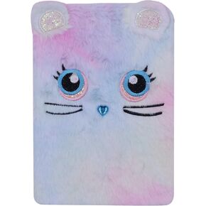 ZGMYC Kids Colorful Plush Diary Journal Glitter Unicorn Notebook Writing Planner for School Office Supplies, 160 Pages