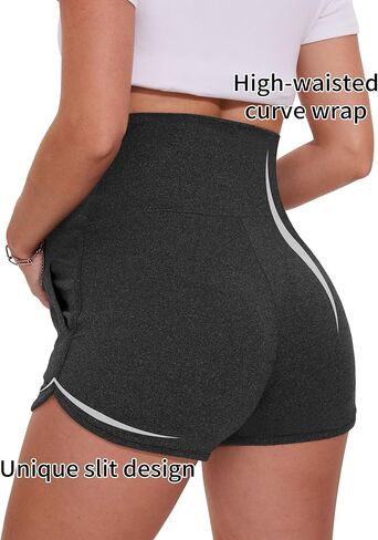 Peauty Maternity Shorts Over The Belly with Pockets, Pregnancy Lounge Shorts, Before, During After Pregnancy in Saudi Arabia