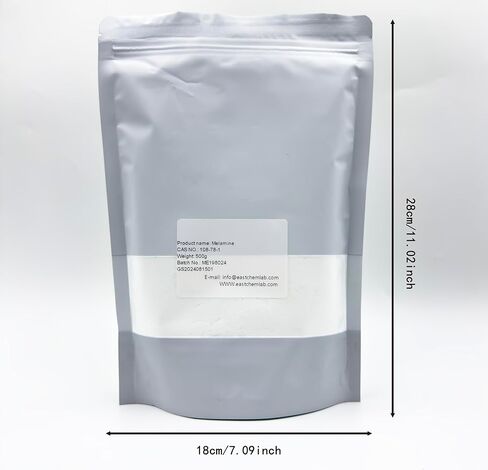 Industrial Grade Melamine Powder of 99.8% Purity,CAS:108-78-1(100g/3.52oz) in Saudi Arabia