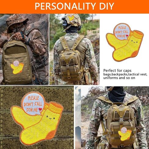 رقعة خطاف وحلقة مضحكة، رقعة خطاف وحلقة مطرزة، رقعة معنويات حيوان لطيف، ملحقات مزخرفة لحقائب الظهر، وأحزمة الكلاب، وسترات الجيش، وحقائب الصالة الرياضية، والقبعات، والخوذات in Kuwait