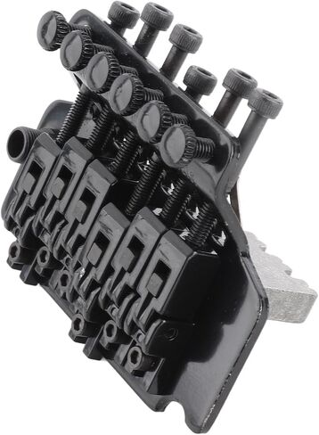 Double Rocking Tremolo Bridge System,Electric Guitar Spring Stabilizer Device Double Vibrato System Compatible with ST Style Electric Guitar(gold) Playing Accessories in Saudi Arabia
