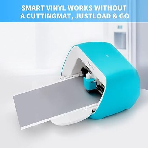 فينيل ذكي دائم لـ Cricut Joy، 36 ورقة (5.5 × 12 بوصة) فينيل لاصق حرفي، حزمة من 15 لونًا من الفينيل لملصقات اللافتات والجدران والأبواب والنوافذ in Saudi Arabia