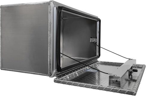 Buyers Products 1706503 Silver Pro Series Aluminum Underbody Truck Box with Diamond Tread Door, 18x18x30 Inches, Durable Vehicle Tool Box for Storage and Organization in Saudi Arabia