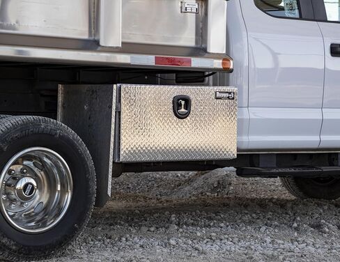 Buyers Products 1706503 Silver Pro Series Aluminum Underbody Truck Box with Diamond Tread Door, 18x18x30 Inches, Durable Vehicle Tool Box for Storage and Organization in Saudi Arabia