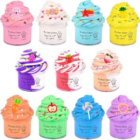 Butter Slime Kit for Girls,Pink Cake Slime for Boys,Super Soft and Non Sticky Slime,Scented Slime Party Favors(7OZ 200ML) in Kuwait