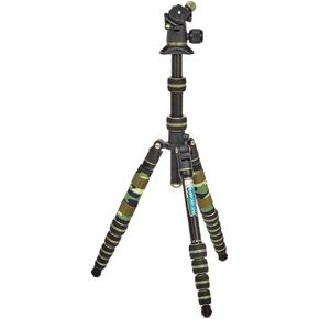 3 Legged Thing Punks Corey 2.0 Magnesium Alloy Ultra-Compact Travel Tripod - Adjustable, Multi-use Camera Tripod with Three Detachable Legs (Moss Green) in Saudi Arabia