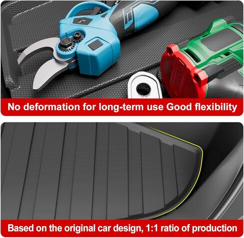 بطانة سرير شاحنة Xipoo متوافقة مع 2024 Tesla Cybertruck Bed Mat Truck Bed Protector TPE Truck Mat Cargo بطانة بديلة لملحقات Tesla Cybertruck 2024 (حصيرة سرير الشاحنة) in Kuwait