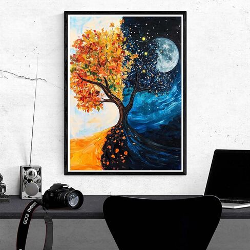 Kaliosy 5D Diamond Art Kits for Adults Elderly Couple by Number Kits, Diamond Painting Art Couple DIY Full Drill Crystal Craft Cross Stitch Embroidery Decoration (12x16 inch) 30x40 cm in Kuwait