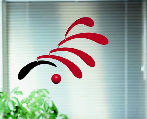 Flowing Rhythm Rainbow Hanging Mobile - 18 Inches - Handmade in Denmark by Flensted in Saudi Arabia