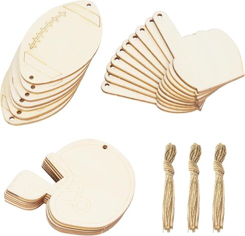 30Pcs Apple Unfinished Wooden Gift Ornaments DIY Craft Teachers' Day Activity Paintable Blank Natural Fruit Apple Cutouts Hanging Wood Slices for Kids Classroom Art Crafts Party Supplies in Kuwait