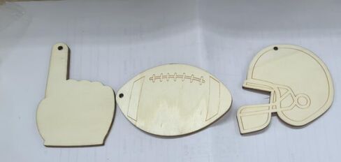 30Pcs Apple Unfinished Wooden Gift Ornaments DIY Craft Teachers' Day Activity Paintable Blank Natural Fruit Apple Cutouts Hanging Wood Slices for Kids Classroom Art Crafts Party Supplies in Kuwait