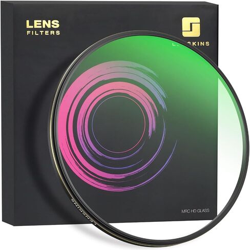 58mm UV Protective Filter, 28-Layer Multi-Resistant Nano Coated | Ultra Slim, German Optics, Weather-Sealed, HD Clear Glass Ultra Violet Filter, Camera Lens Protector with Lens Cloth in Saudi Arabia