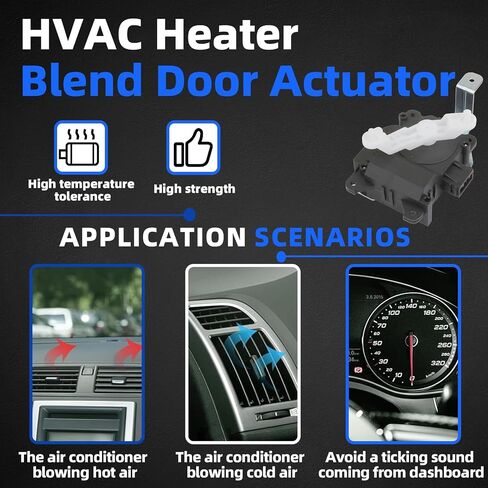 Temperature Driver Motor Assembly Compatible with 03-07 HONDA ACCORD EX, w/Dual Zone Climate Control, Left Main Temperature, OE# (79160-SDC-A41) in Saudi Arabia