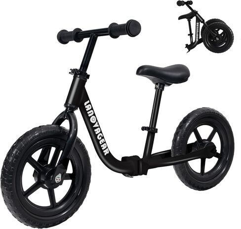 دراجة التوازن للأطفال الصغار من لانوفاجير بعمر عامين، من عمر 18 شهرًا إلى 5 سنوات، تعلم الركوب بثقة، دراجة هدية للأطفال من عمر 2 إلى 5 أولاد وبنات in Kuwait