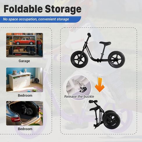 دراجة التوازن للأطفال الصغار من لانوفاجير بعمر عامين، من عمر 18 شهرًا إلى 5 سنوات، تعلم الركوب بثقة، دراجة هدية للأطفال من عمر 2 إلى 5 أولاد وبنات in Kuwait