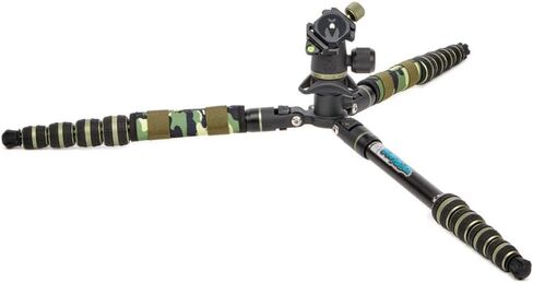 3 Legged Thing Punks Corey 2.0 Magnesium Alloy Ultra-Compact Travel Tripod - Adjustable, Multi-use Camera Tripod with Three Detachable Legs (Moss Green) in Saudi Arabia