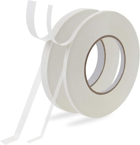 Weishuo Fabric Tape Double Sided Tape for Clothes Press-on Self Sticky Tape, No Sewing, Gluing, or Ironing, Sewing and Hemming Tape (1 Piece,1/2 Inch x 200 Feet) in Kuwait