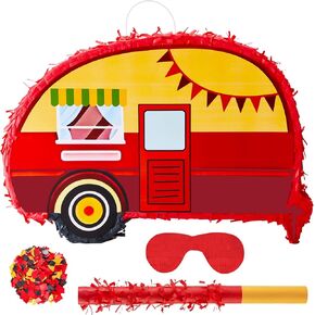 Car Wheel Pinata Race Car Birthday Party Supplies 12.9 Inch Car Theme Party Decorations for Baby Shower, Bridal Shower, Race Car Theme Party