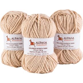 Blend Alpaca Yarn Wool 2 Skeins 200 Grams DK Weight - Heavenly Soft and Perfect for Knitting and Crocheting (Charcoal Gray, DK Weight)