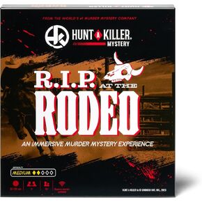 Hunt A Killer R.I.P at The Rodeo - Solve a Murder of a Rodeo Clown - Crime Solving Games for True Crime Fans - Murder Mystery Game for Adults - Solve Crimes at Game Night or Date Night