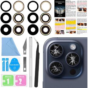 2PCS ASDAWN Back Rear Camera Lens Glass Replacement for iPhone 11 Pro and 11 Pro Max Camera Lens Replacement with Pre-Installed Adhesive + Installation Manual + Repair Tool Kit in Saudi Arabia