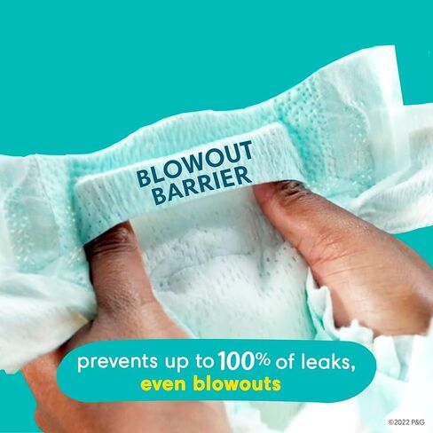 Diapers Size 5, 132 Count and Baby Wipes - Pampers Swaddlers Disposable Baby Diapers and Water Baby Wipes Sensitive Pop-Top Packs, 336 Count (Packaging May Vary) in Saudi Arabia