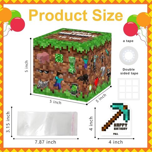 Surprise Money Box Gift Pull for Game Lover Pixel Game Money Box for Cash in Kuwait