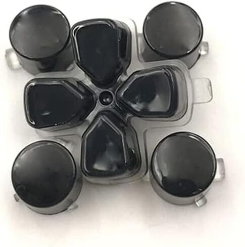 Crystal Buttons ABXY D-Pad Driection Key Button for PS5 Controller Gamepad Replacement (Yellow) in Kuwait