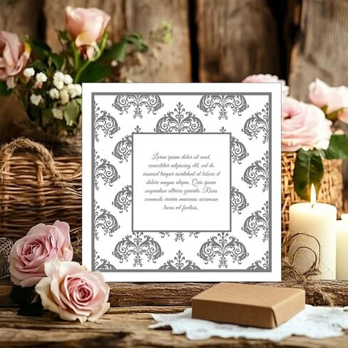 CHGCRAFT خمر واضح ختم بلاط خلفية ختم سيليكون واضح ختم الأختام نمط خلفية ختم DIY بها بنفسك سكرابوكينغ ألبوم الصور بطاقات الزخرفية صنع 4.33 × 6.3 بوصة in Kuwait