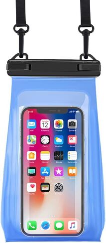 Large Capacity Waterproof Phone Pouch Floating, Waterproof Bag Case for iPhone 15 14 Pro Max 13 12 11 X XR 8 Plus Samsung Up to 6.9'', IPX8 Water Proof Phone Dry Bag for Boating Swimming Kayaking in Kuwait