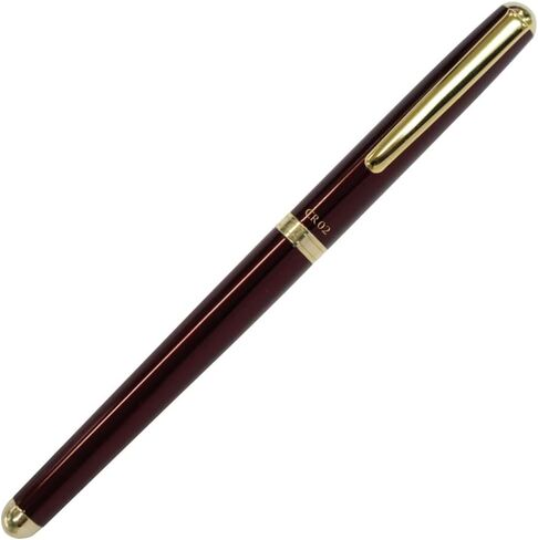 OHTO CR02 Gold Parts Model Ceramic Rollerball Pen, 0.5mm Fine Point, Aluminum Barrel with Gold-Plated Brass, Black Finish, Refillable Water-Based Black Ink, CR02-05-GBK in Kuwait