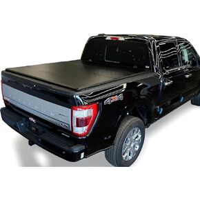 سرير بغطاء رباعي صلب قابل للطي متوافق مع 2014-2023 Chevy Silverado/GMC Sierra 1500 LT 1.5 كابينة/كابينة مفردة /2500 HD/3500 HD 6.5FT/78.8"-79.9" سرير NH043