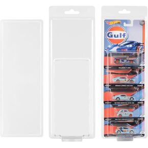 5 سيارات Diecast Blisters متوافقة مع حافظة حماية العجلات الساخنة المتميزة لثقافة السيارة وثقافة البوب ​​ومجموعة ريترو - عبوة من 6 قطع - عبوات حماية للعجلات الساخنة - حقائب بيع بالتجزئة بالجملة
