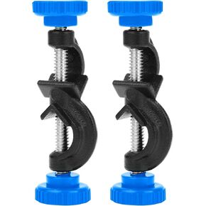 StonyLab 2-Pack قابل للتعديل Bosshead المشبك حامل، مختبر الثقيلة رئيس رئيس المشبك حامل الجسم سبائك الألومنيوم، وقضبان تصل إلى 16 مم للاستخدام المختبر