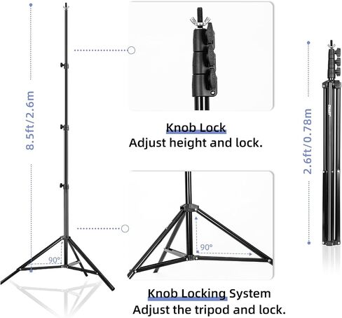 EMART Green Screen Backdrop Kit 8.5x10FT with 3Pcs 6x9ft Backdrop for Party in Kuwait