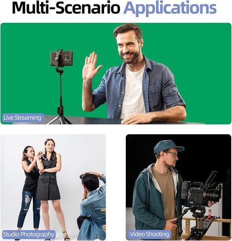 EMART Green Screen Backdrop Kit 8.5x10FT with 3Pcs 6x9ft Backdrop for Party in Kuwait