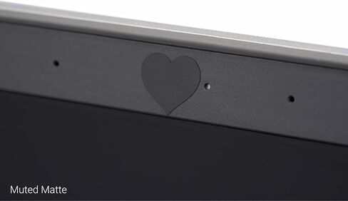 BLOCKED Webcam/Camera Vinyl Covers | Low-Tack Restickable Webcam Sticker | Multiple Sizes | Black 57-Pack Tabbed (Muted Matte) in Kuwait