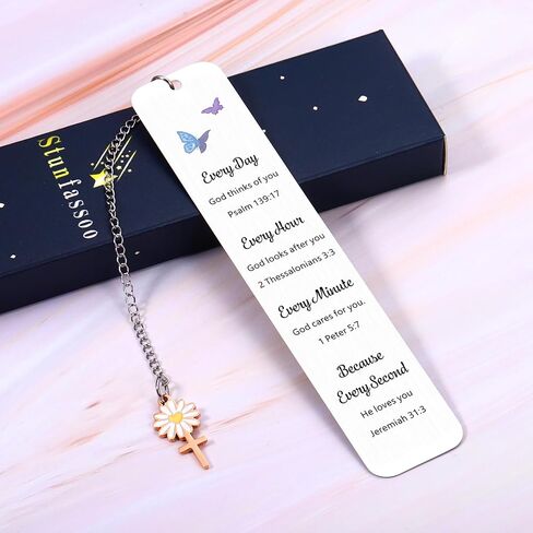 Christmas Gifts for Women, Girls, Mom, Grandma, Her, Sunflower Gifts for Women Bookmark, Christian Gifts for Women, Teen Girl Gifts, Stocking Stuffers for Teens Girls, Birthday Baptism Gifts for Girls in Kuwait